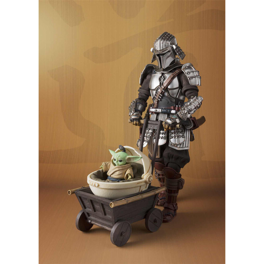 Tamashii Nations Figura Ronin Mandalorian Beskar Armor & Grogu Star Wars 18cm (imagen 4 de 6)