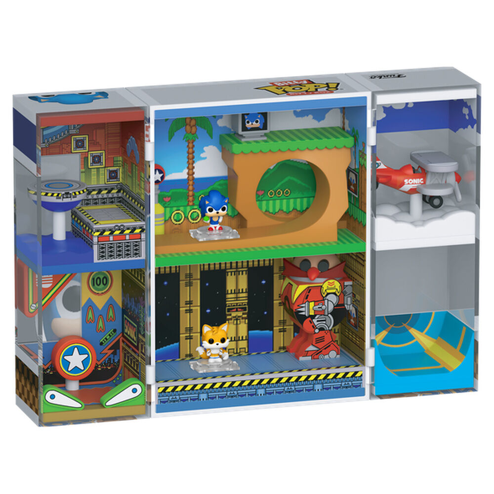 Sonic The Hedgehog Figura Bitty POP Boxes Sonic 2 Diorama Funko