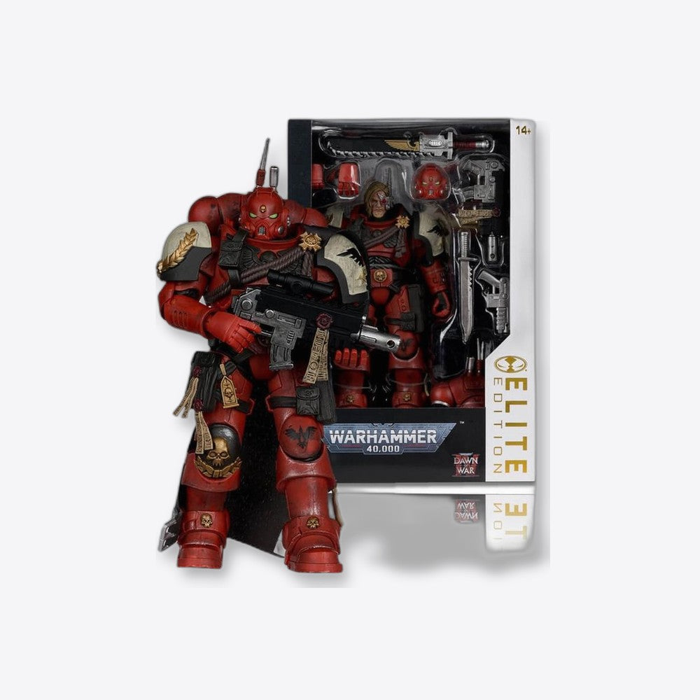 Figura mcfarlane toys warhammer 40k dawn of war 4 captain cyrus elite edition 18cm (imagen 2 de 6)