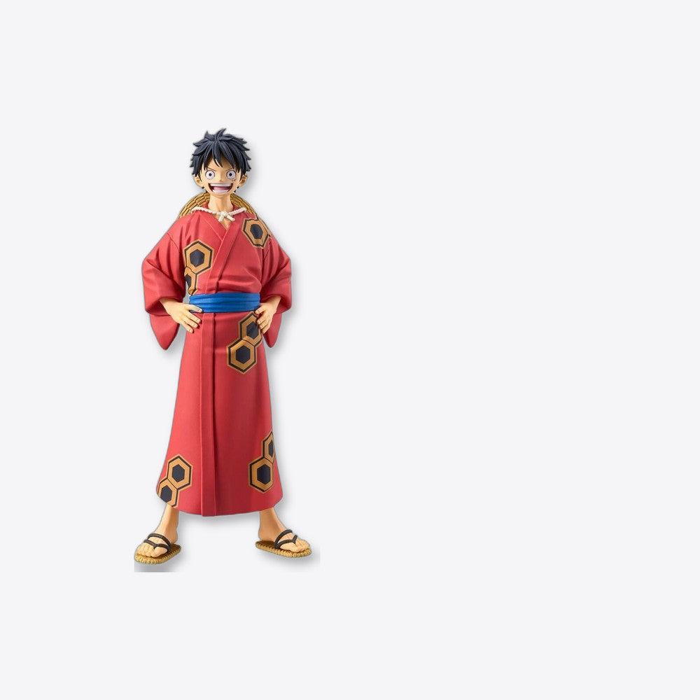 Banpresto Figura Monkey D Luffy Wanokuni Yukata The Grandline Series One Piece 16cm (imagen 6 de 6)