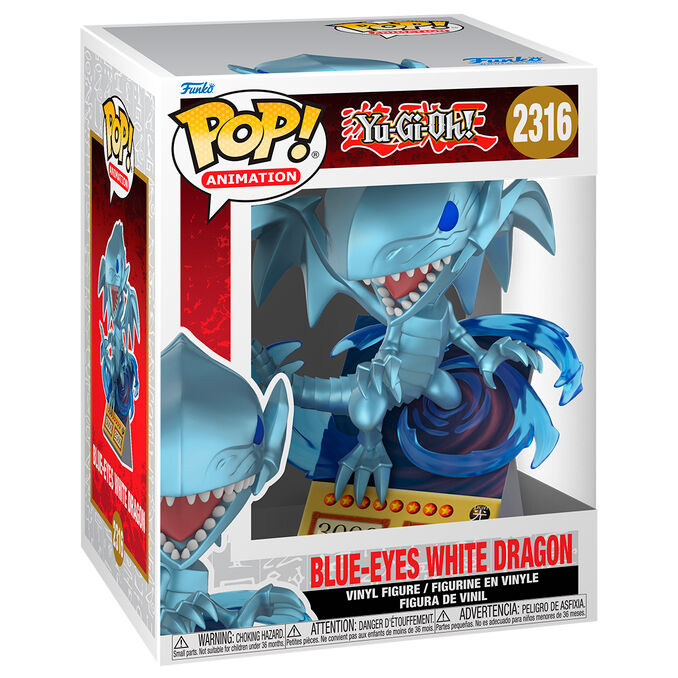 Yu-Gi-Oh! Figura POP Premium Blue-Eyes White Dragon Funko
