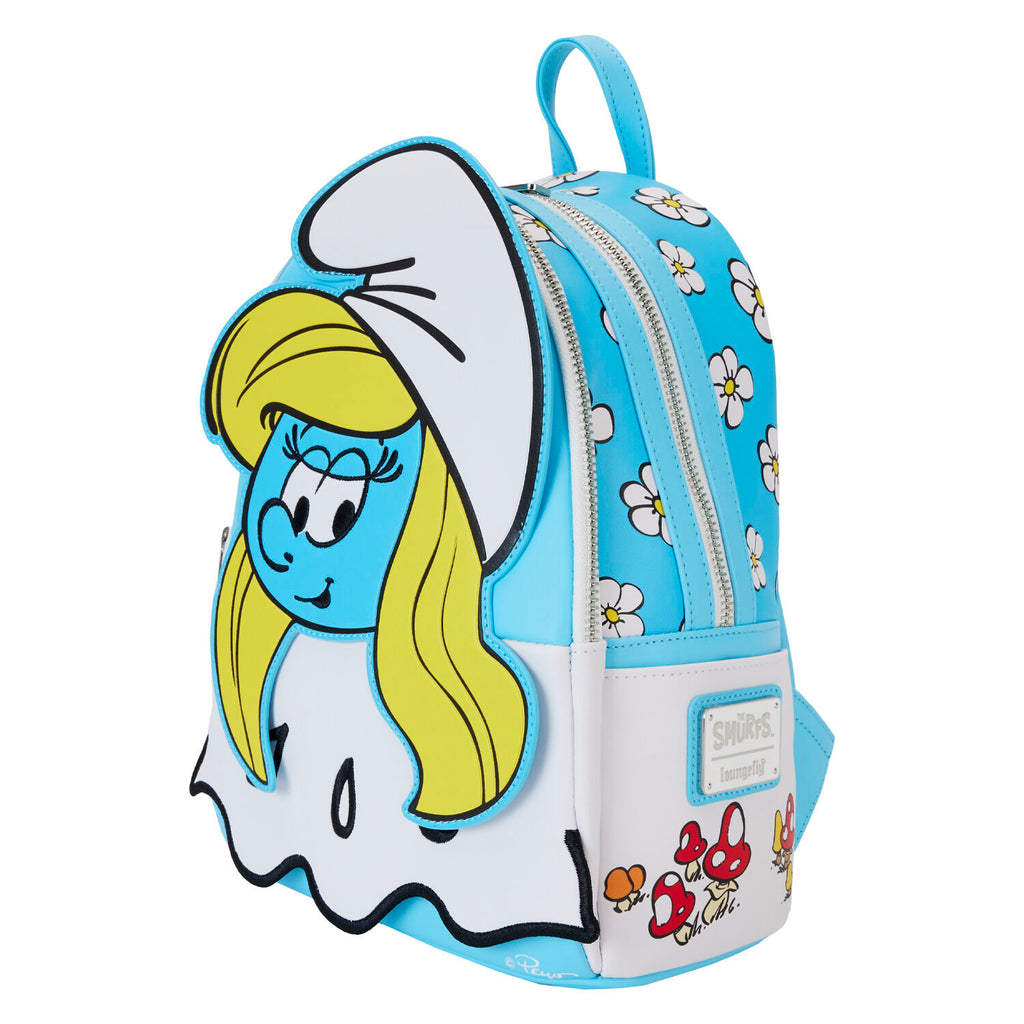 Mochila Pitufina Los Pitufos Loungefly 26cm (imagen 4 de 7)