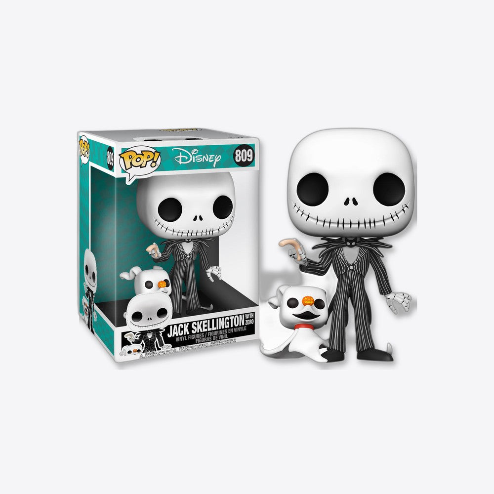 Funko Figura POP Disney Pesadilla Antes de Navidad Jack with Zero 25cm (imagen 4 de 6)