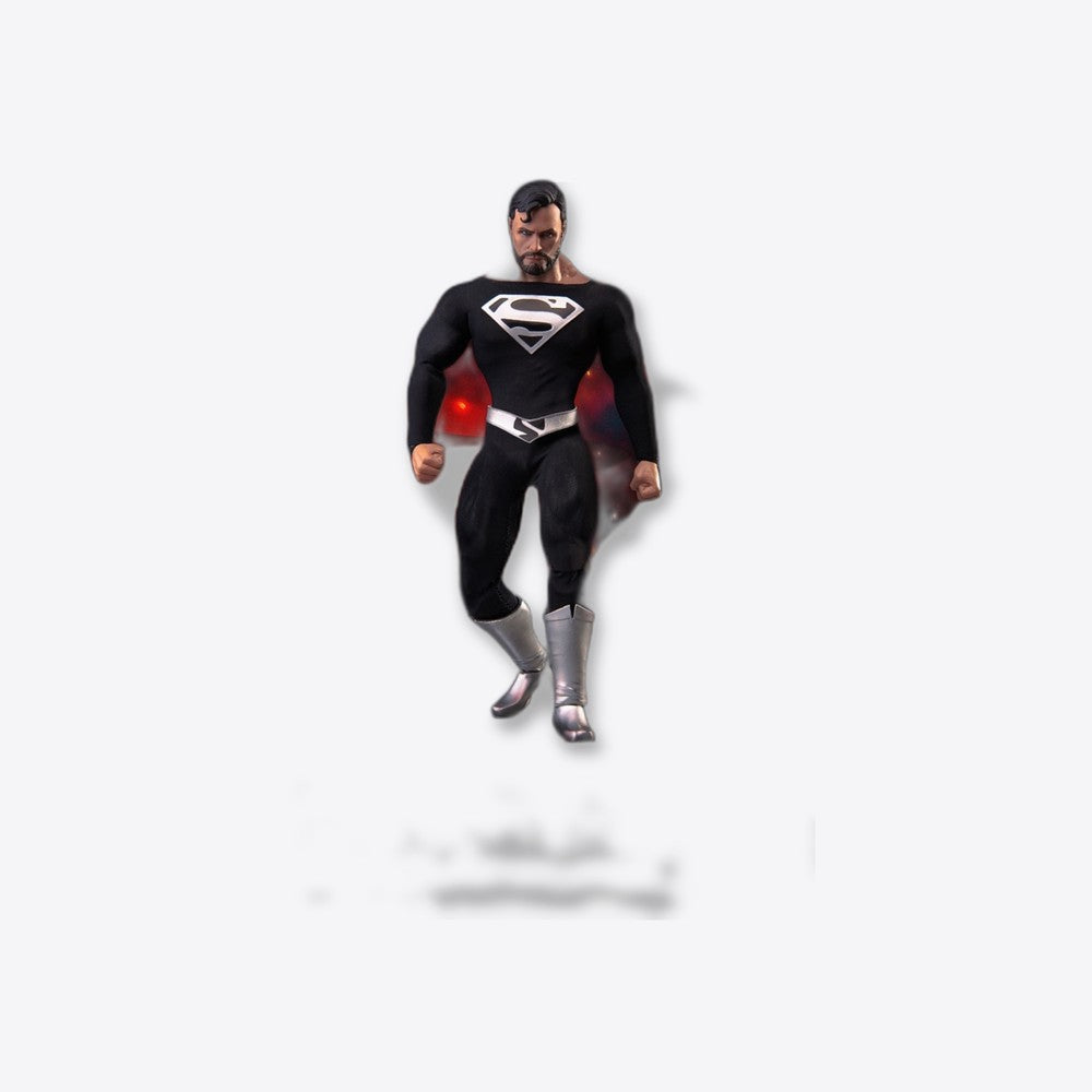 Desconocido Figura beast kingdom dc comics superman dynamic8h traje negro especial (imagen 2 de 6)