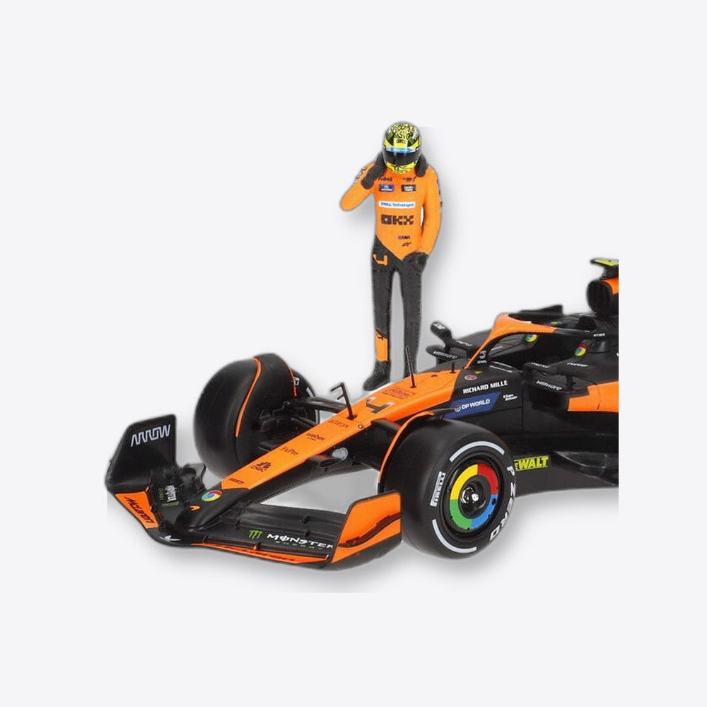 Burago Coche Mclaren Norris MCL38 F1 metal (imagen 6 de 6)