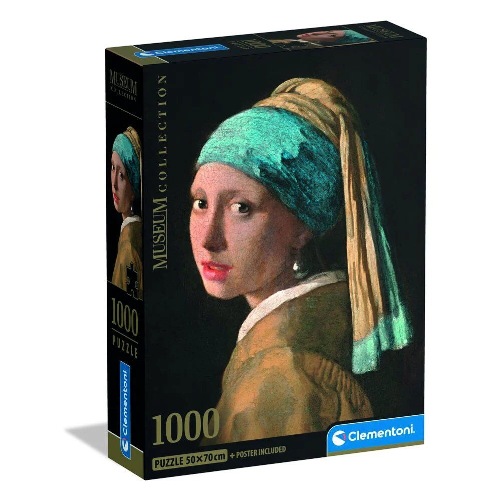 Girl with Pearl Earring Puzzle - 1000 Pieces | Clementoni