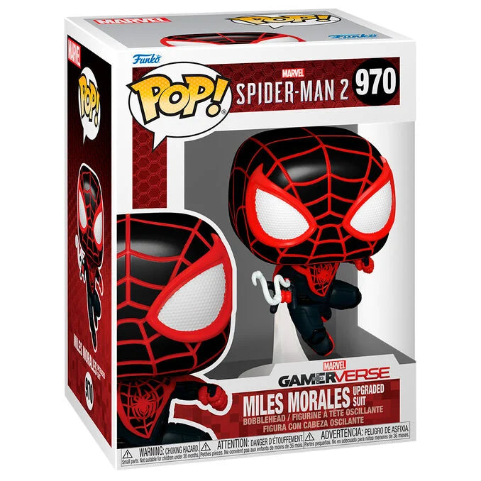 Marvel Figura POP Miles Morales Upgraded Suit - Spider-Man 2
