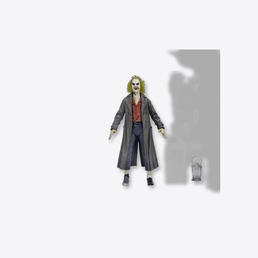 Neca Ultimate beetlejuice tour guide the bio - exorcist scale action fig. 18 cm beetlejuice 1988 (imagen 4 de 6)