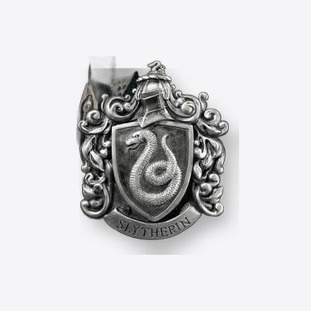 Escudo de pared the noble collection harry potter casa slytherin resina 20 x 28 cm (imagen 2 de 6)
