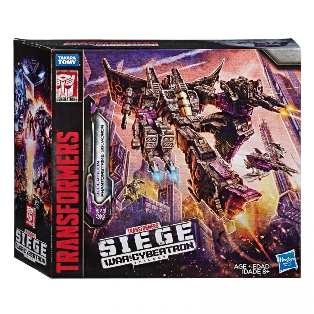 Hasbro Figura Decepticon Phantomstrike Squadron War For Cybertron Transformers 20cm