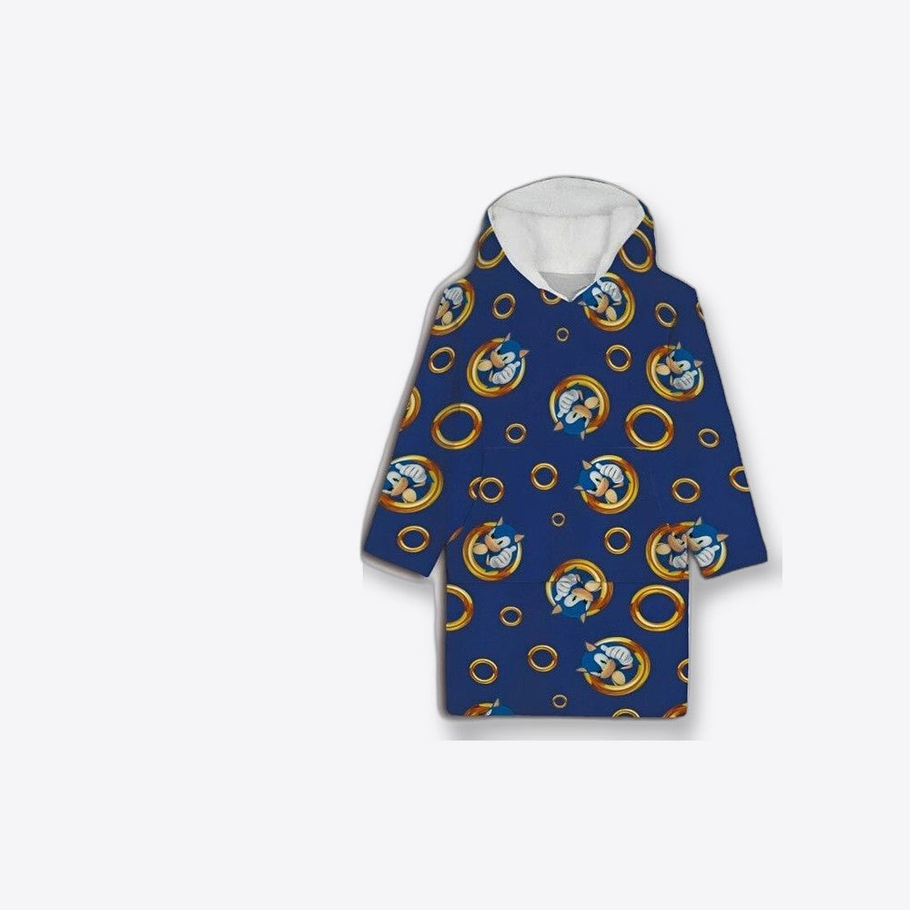 Sega Bata sudadera oversize Sonic the Hedgehog coral infantil (imagen 5 de 6)