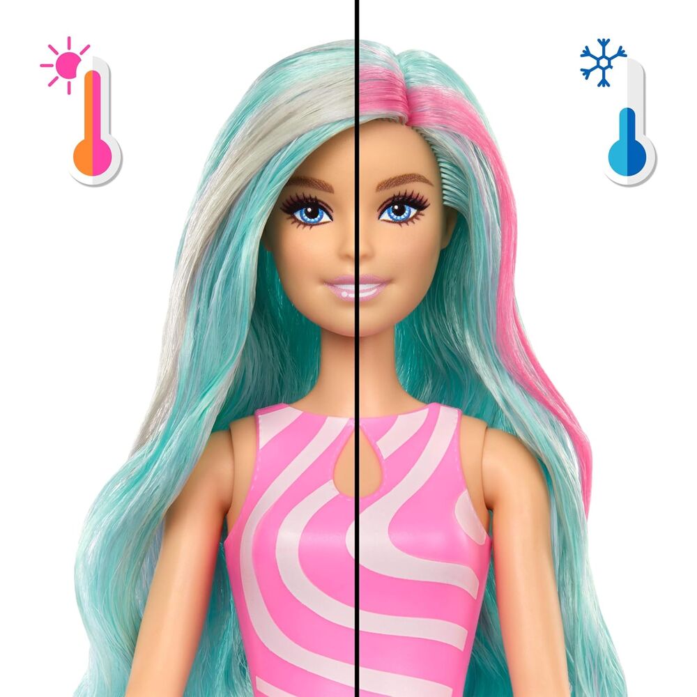 Mattel Muñeca Granizado de Mar Copa Azul Pop Reveal Barbie (imagen 6 de 7)