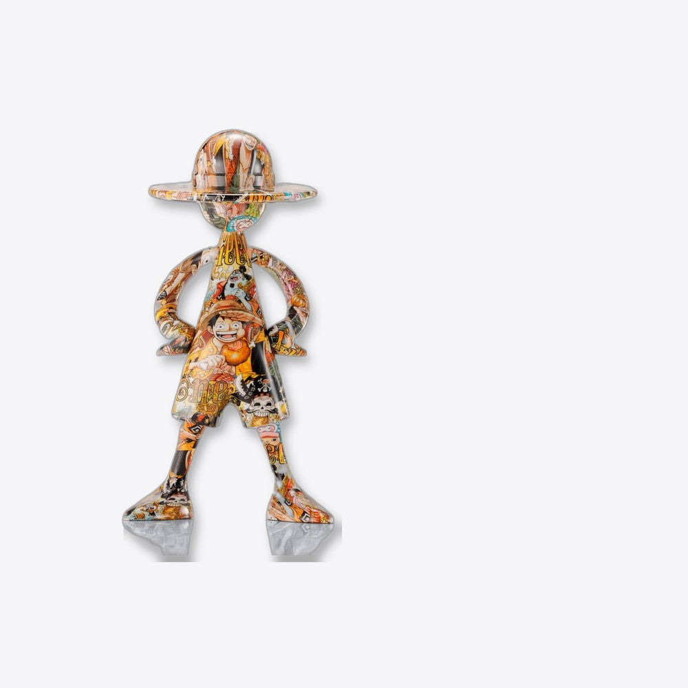 Figura tamashii nations one piece artcanvas escala 1 - 8 - 1000logs anniversary -  luffy (imagen 6 de 6)