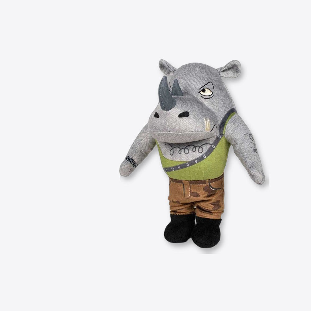 Play By Play Peluche Rocksteady Mutant Mayhem Tortugas Ninja 28cm (imagen 4 de 6)