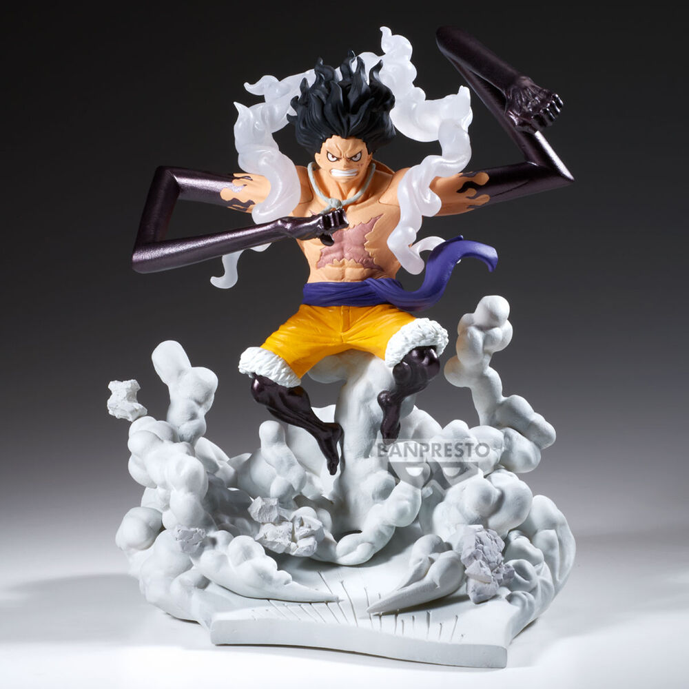 One Piece Figura Luffy Gear 4 Senkokkei Banpresto 15cm