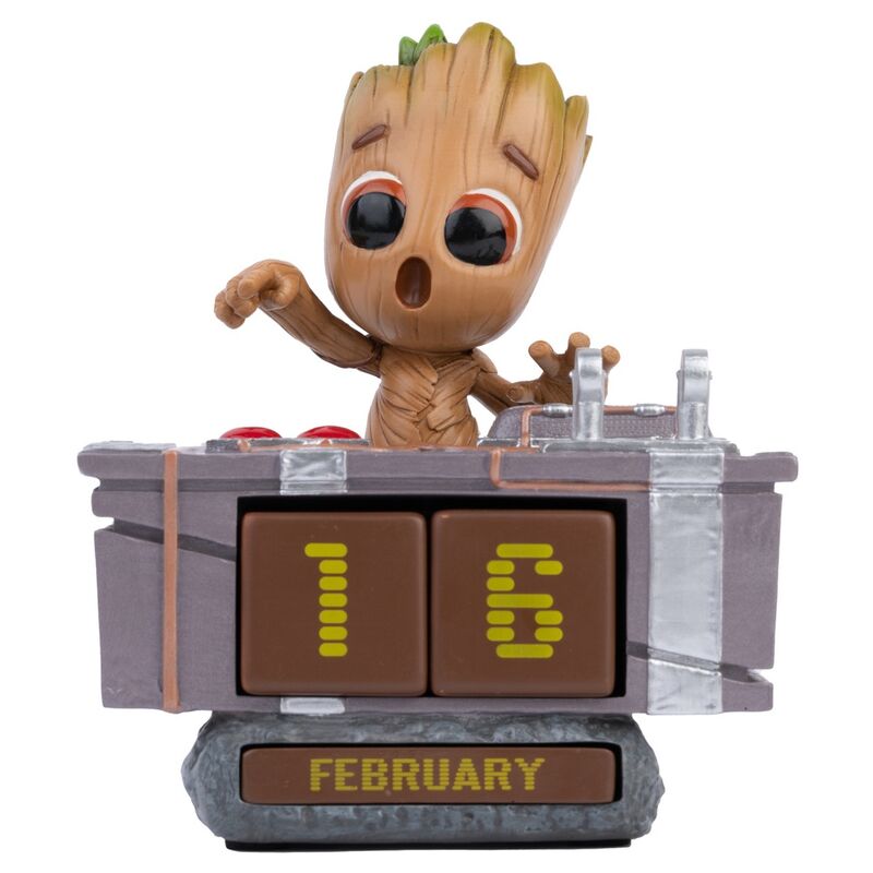Erik Calendario Perpetuo 3D Groot Death Button Guardianes de la Galaxia Marvel