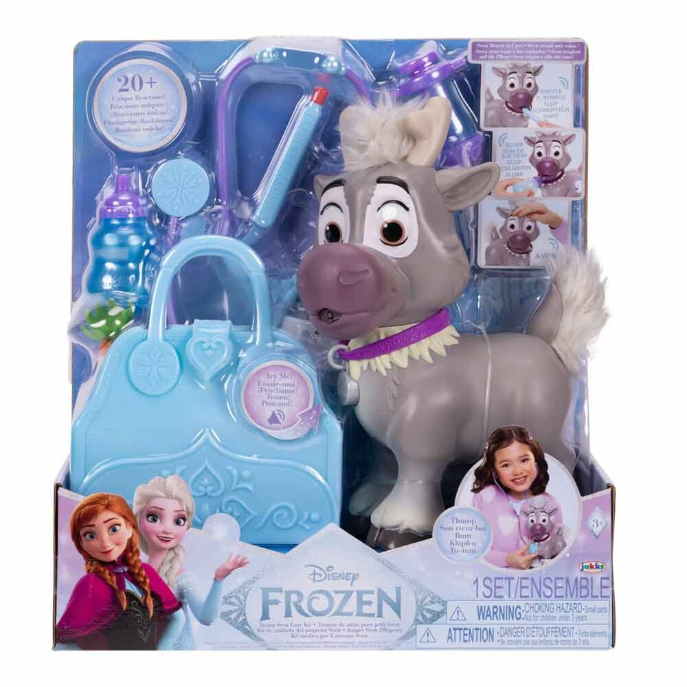 Jakks Pacific Kit de Cuidados Sven interactivo Frozen Disney