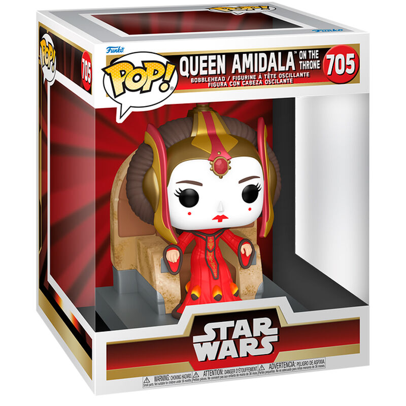 Funko Figura POP Deluxe Star Wars Queen Amidala on the Throne