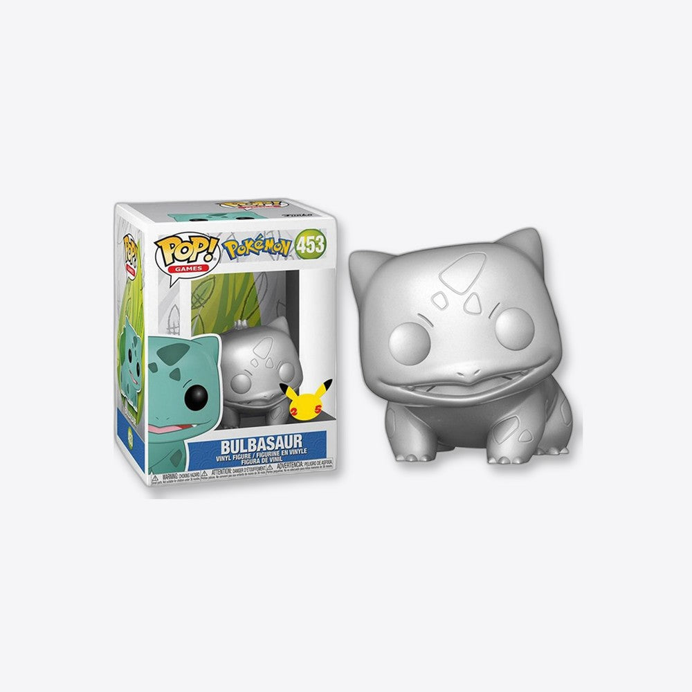 Funko pop jumbo pokemon s6 bulbasaur plateado efecto metalico 10 pulgadas edicion especial exclusivo 59874 (imagen 2 de 6)