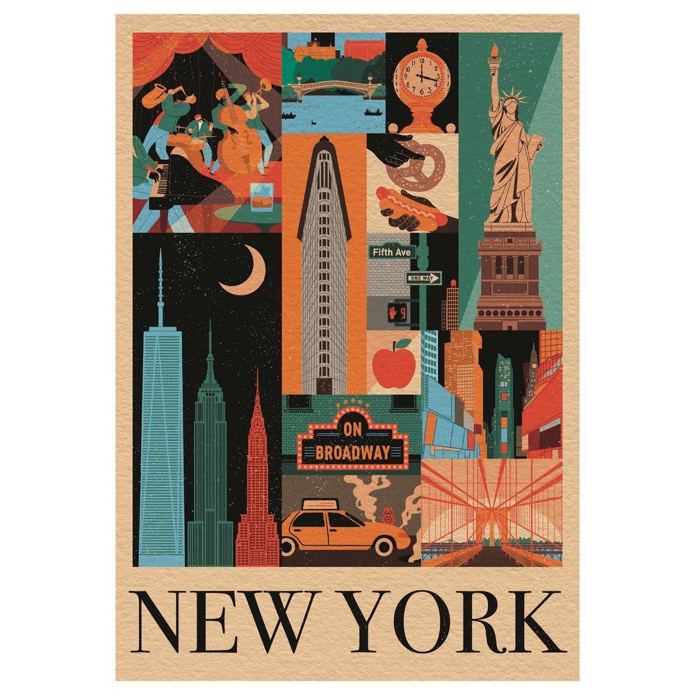 [Nueva York] Puzzle Style In The City 1000 Piezas