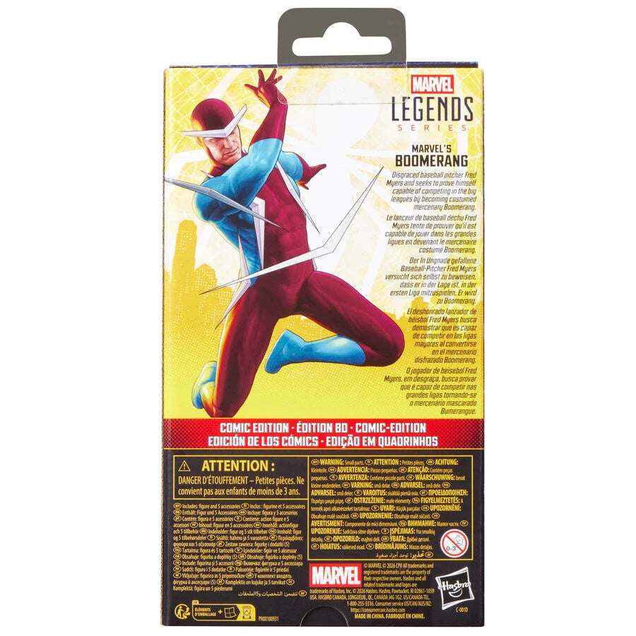 Hasbro Figura Marvel's Boomerang Brand New Day Spider-Man Marvel Legends Series 15cm (imagen 10 de 10)