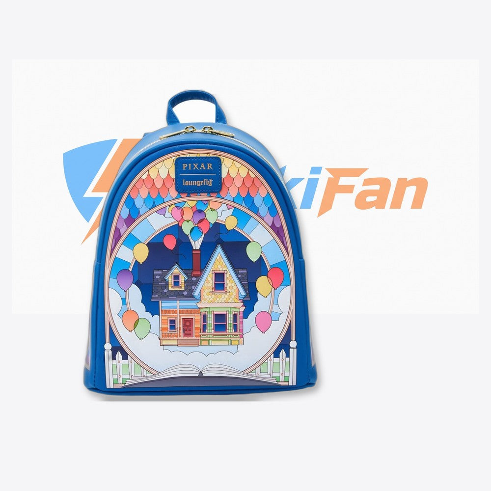 Lf | Lounfefly Mochila Stained Glass Up Disney Pixar Loungefly 26cm (imagen 6 de 6)