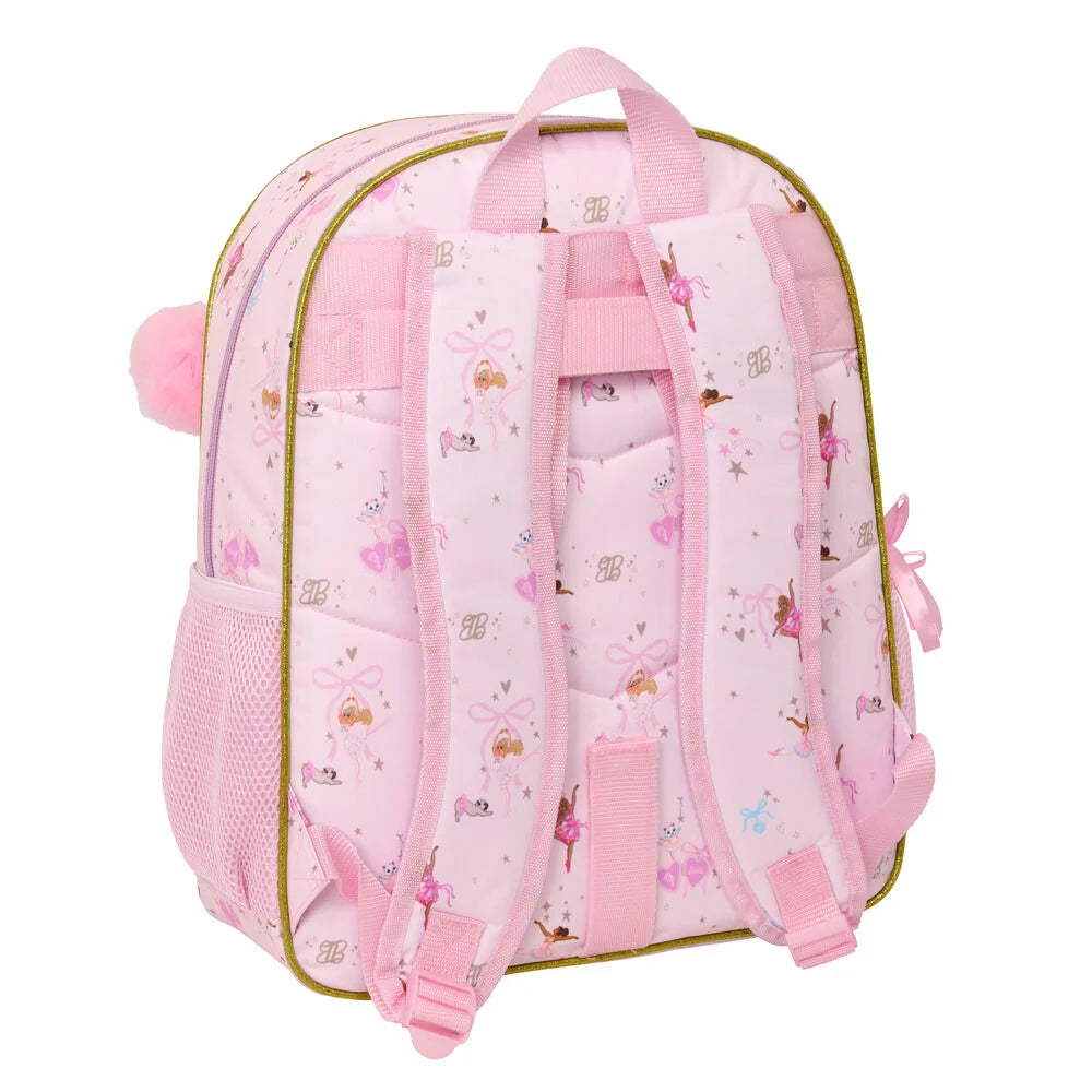 Safta Mochila Ballet Barbie 38cm adaptable (imagen 2 de 6)