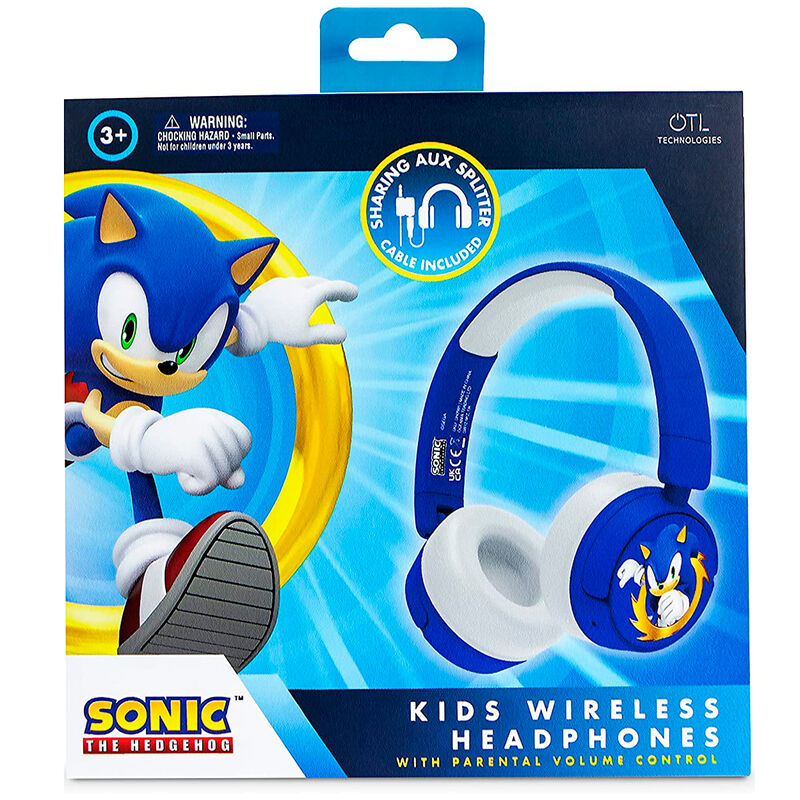 Otl Technologies Auriculares inalambricos infantiles Sonic the Hedgehog (imagen 6 de 7)