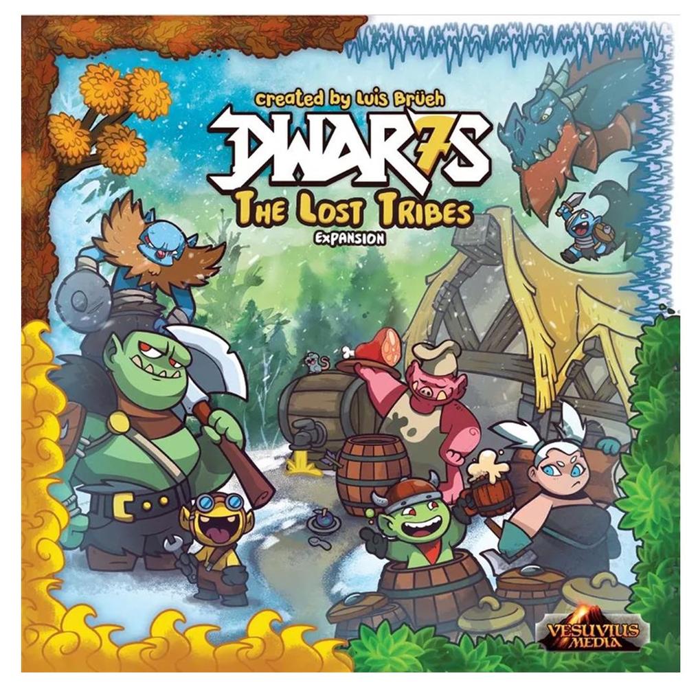 Asmodee Juego de mesa dwar7s tribus perdidas expansion edad recomendada 13 años idioma ingles