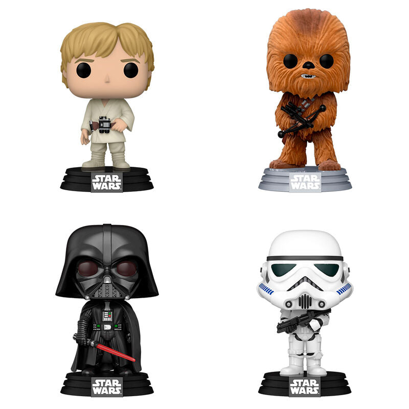 Funko Blister 4 figuras POP Star Wars New Classics Exclusive (imagen 2 de 3)