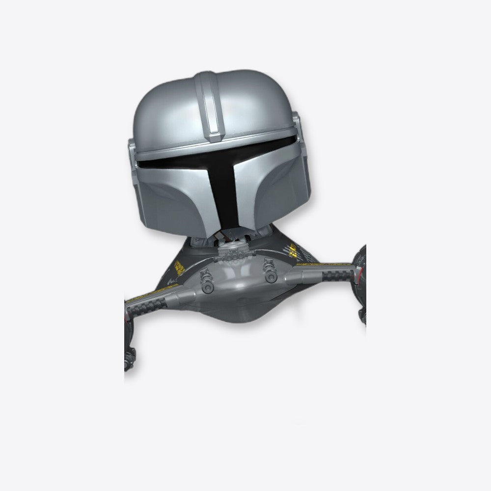 Funko Figura POP Rides Deluxe Star Wars Mandalorian 9 the Mandalorian in N-1 Starfighter (imagen 6 de 6)