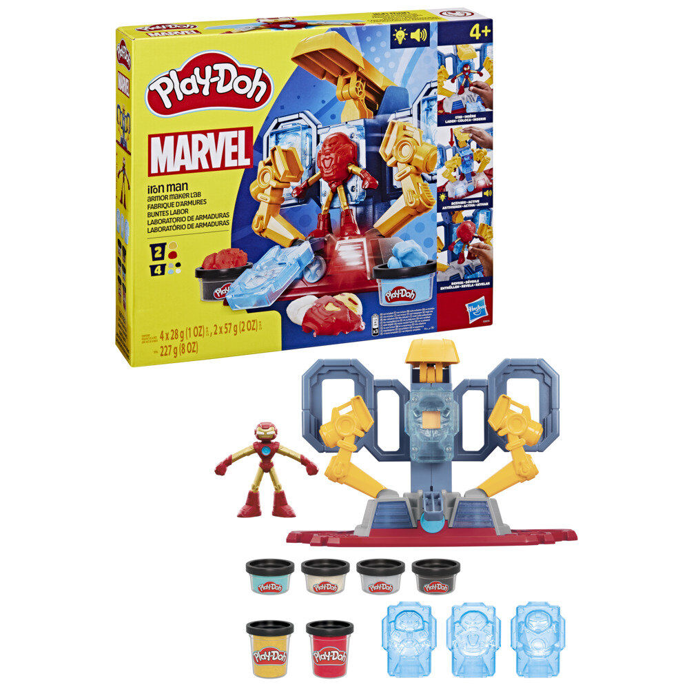 Hasbro Laboratorio de armaduras Iron Man Marvel Play-Doh (imagen 2 de 10)
