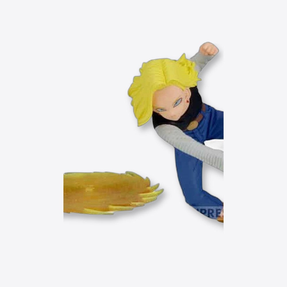 Figura banpresto dragon ball z gxmateria android 18 13cm (imagen 5 de 6)