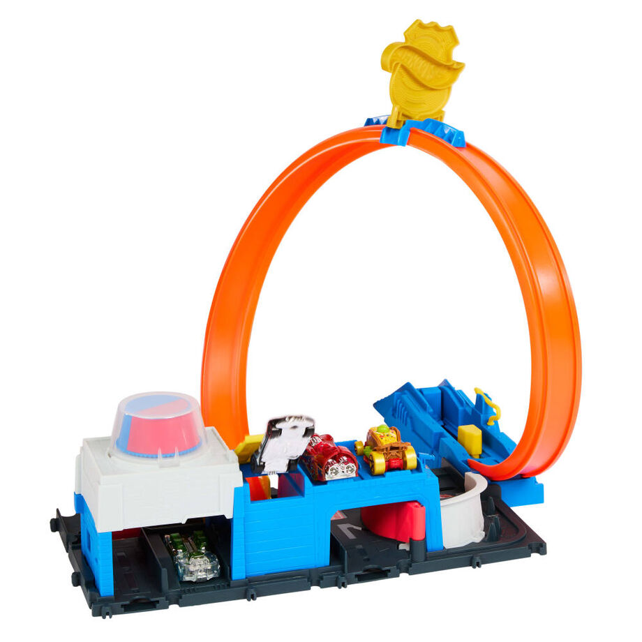 Pista Super Estación de Policía City - Coches Y Circuitos | Hot Wheels