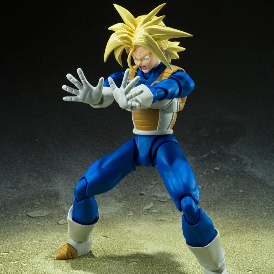Tamashii Nations Figura S.H. Figuarts Super Saiyan Trunks Infinite Latent Super Power Dragon Ball Z 14cm (imagen 3 de 6)