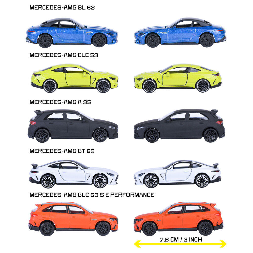 Set de 5 Coches Mercedes AMG - Coches y Circuitos | Majorette