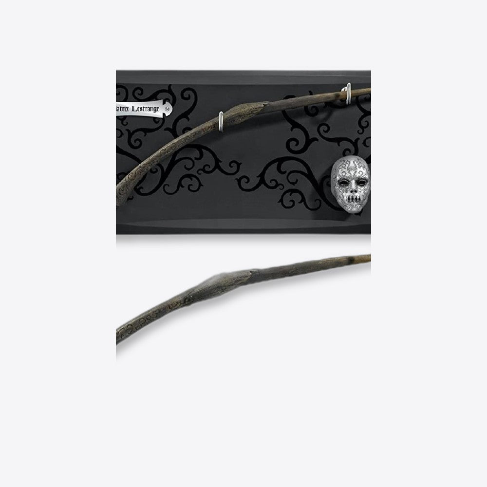 Replica the noble collection harry potter varita en expositor con mascara bellatrix lestrange (imagen 5 de 6)