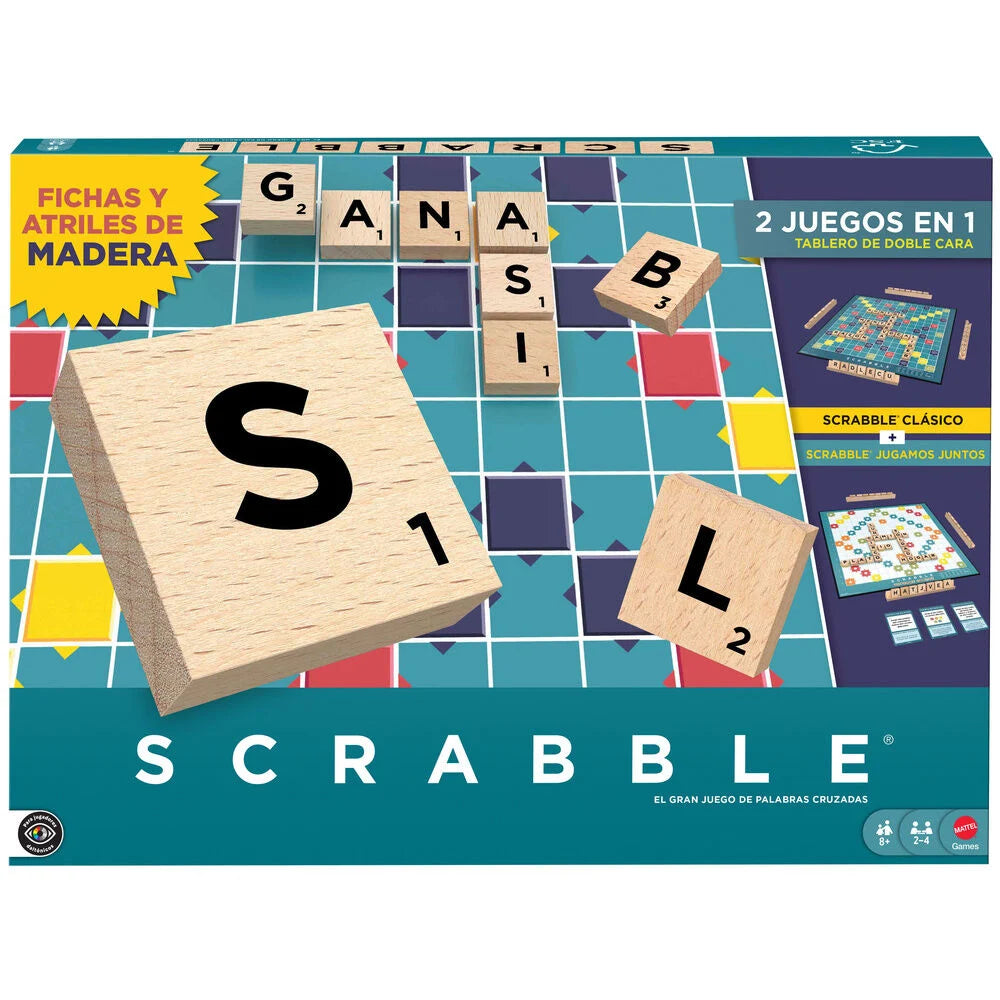 [Scrabble] Juego de Mesa Core Wood Edición Español