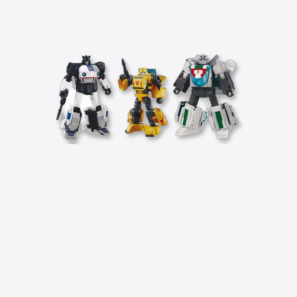 Figura hasbro transformers takara tomy dramatic capture series cybertron chase bumblebee jazz wheeljack (imagen 6 de 6)