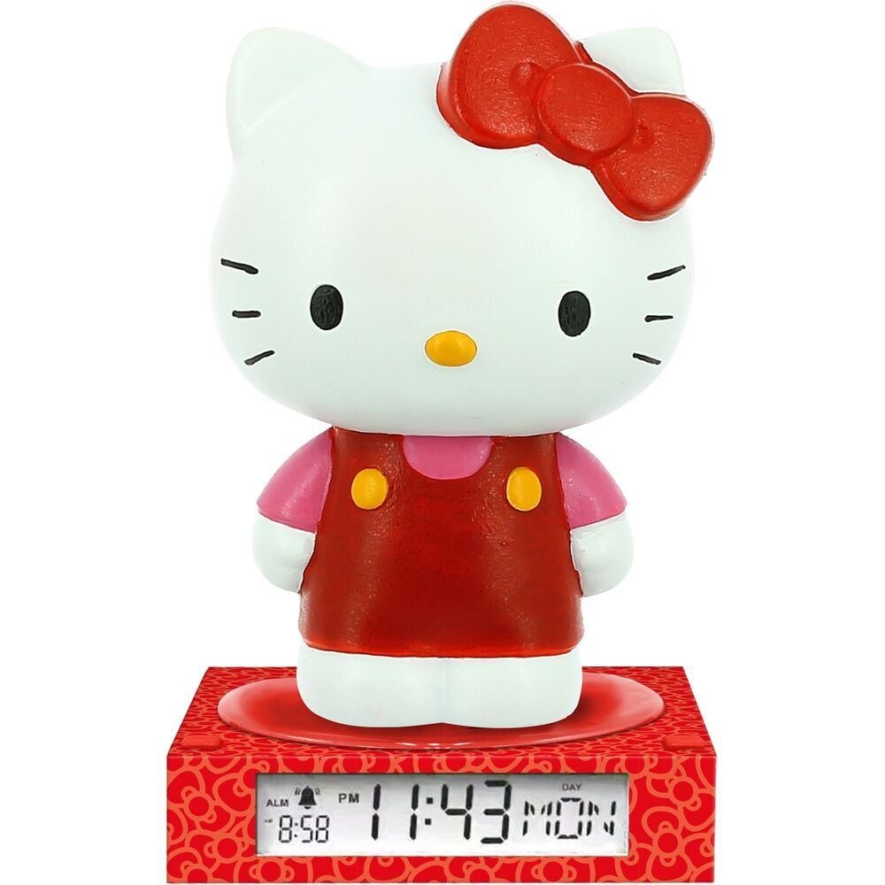 Kids Licensing Lampara 3D con despertador Hello Kitty and Friends (imagen 2 de 4)