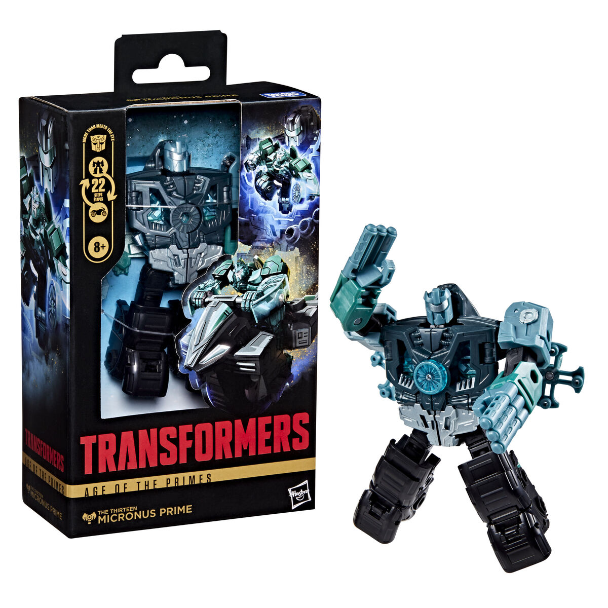 Transformers Figura Micronus Prime Age of Primes Hasbro 14cm