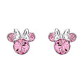 [Disney Minnie Mouse] Pendientes Plata Silueta Minnie