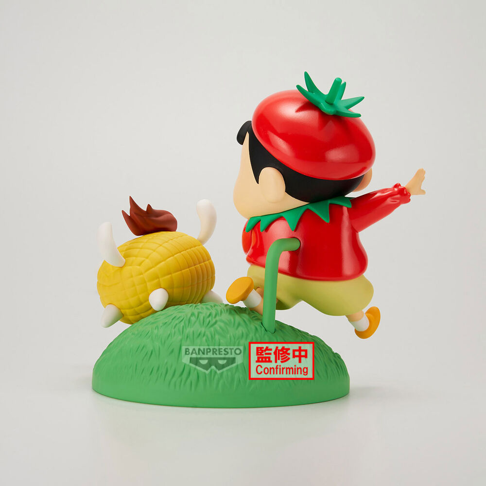 Banpresto Figura Shinnosuke Vegetable Costume Crayon Shinchan 10cm (imagen 4 de 5)