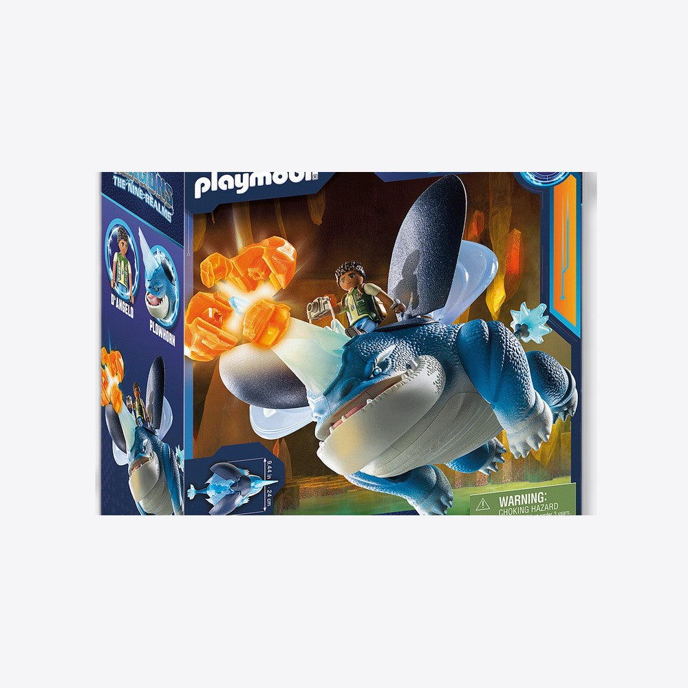 Playmobil dragones: nine realms: plowhorn & d'angelo (imagen 5 de 6)