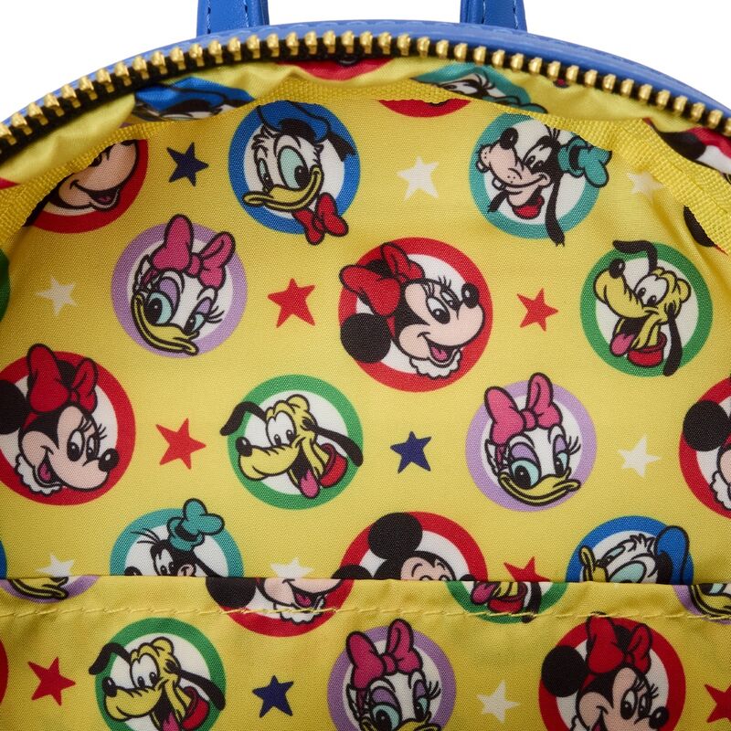 Mochila Mickey and Friends Classic Disney Loungefly 26cm (imagen 6 de 7)