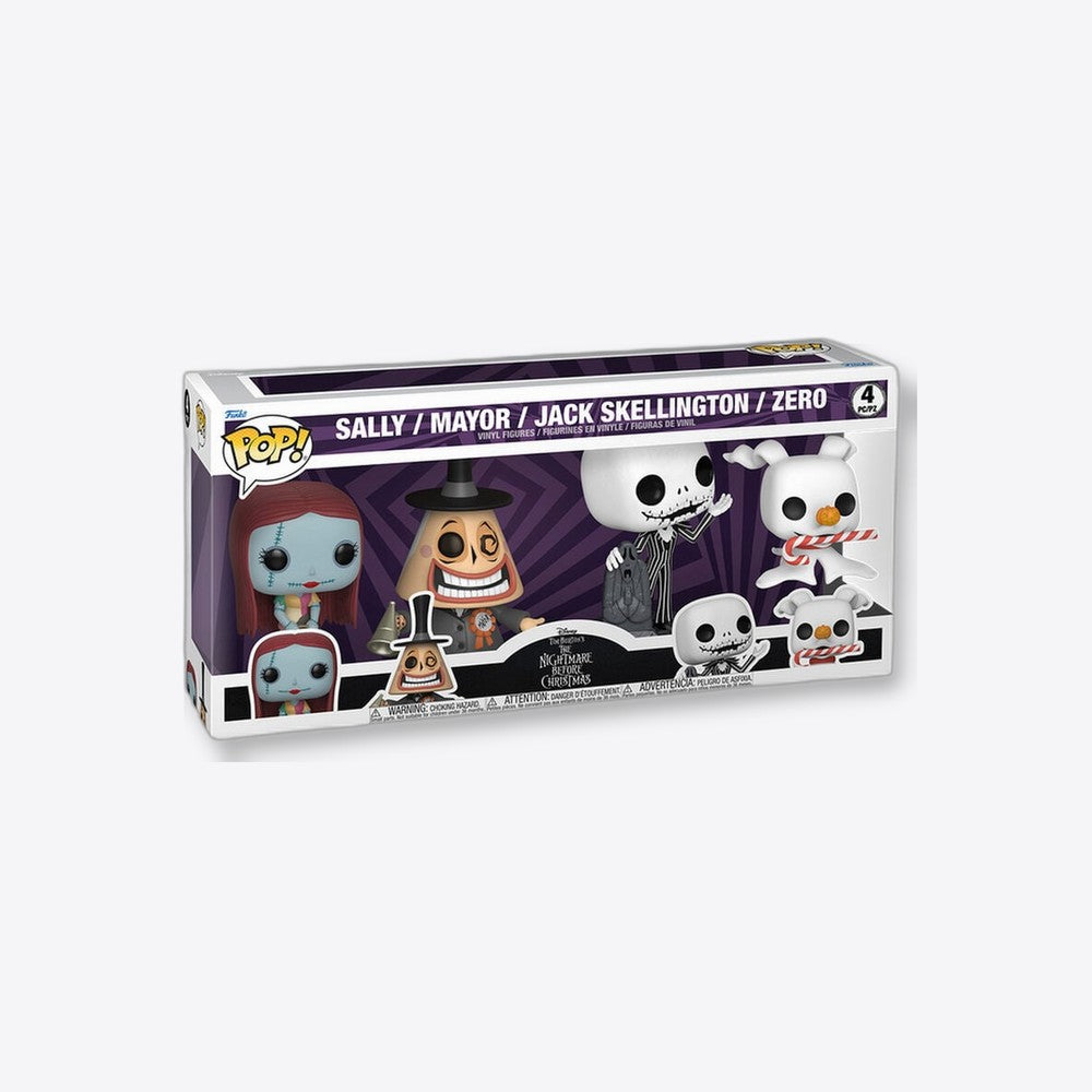 Funko Blister 4 figuras POP Disney Pesadilla Antes de Navidad (imagen 3 de 6)