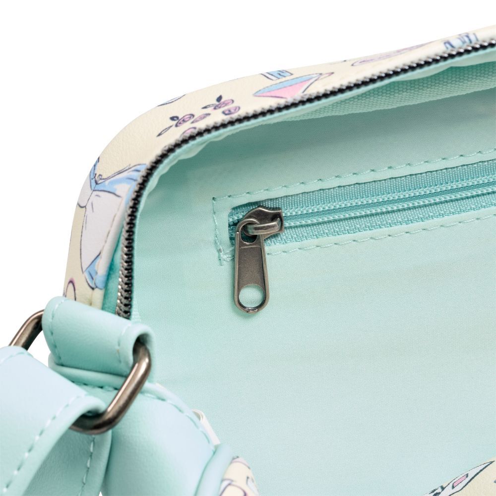 Lf | Lounfefly Bolso Bandolera Aiw Pastel Aop Alicia En El Pais De Las Maravillas Disney Loungefly (imagen 4 de 5)