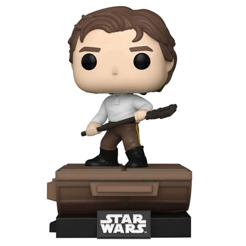 Funko Figura POP Deluxe Star Wars Jabba Skiff Han Solo Exclusive (imagen 2 de 3)
