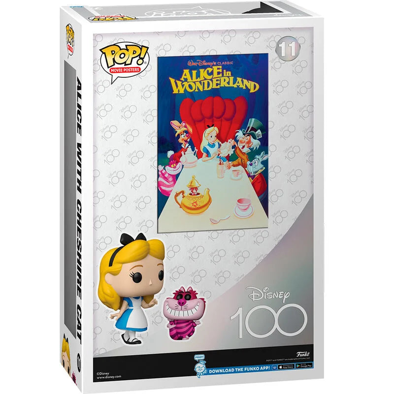 Funko Figura POP Movie Poster Disney 100th Anniversary Alicia en el Pais de las Maravillas (imagen 3 de 4)