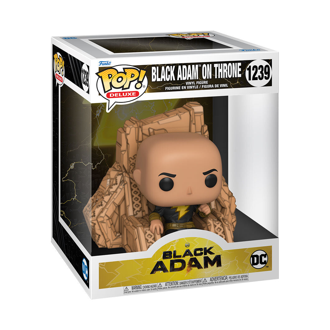 Funko Figura POP DC Comics Black Adam - Black Adam on Throne (imagen 3 de 4)